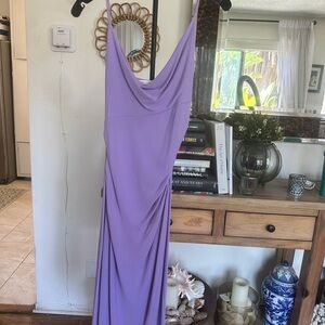 Elegant sexy NWT Diane von Furstenberg lilac drapey cocktail dress 
Size 4 S